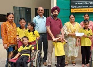 Colonel Gurmeet Singh Donates ₹5 Lakh to Asha Kiran Special School, Reaffirms Commitment to Special Children