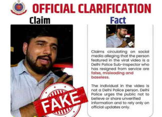 Delhi Police Terms Viral ‘Resigned SI’ Video Fake, Warns of Legal Action Delhi Police Terms Viral 'Resigned SI' Video Fake