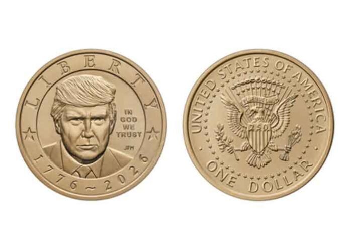 Donald Trump to feature on new US $1 coin