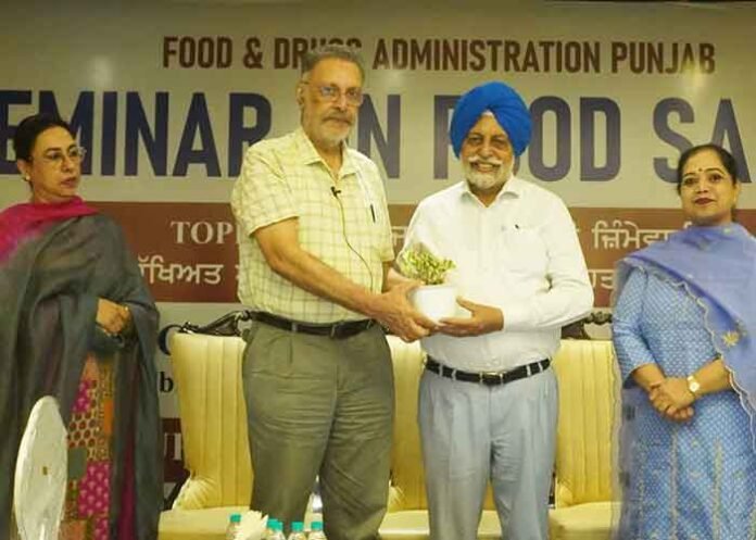 Dr Balbir Singh stresses safe and nutritious food