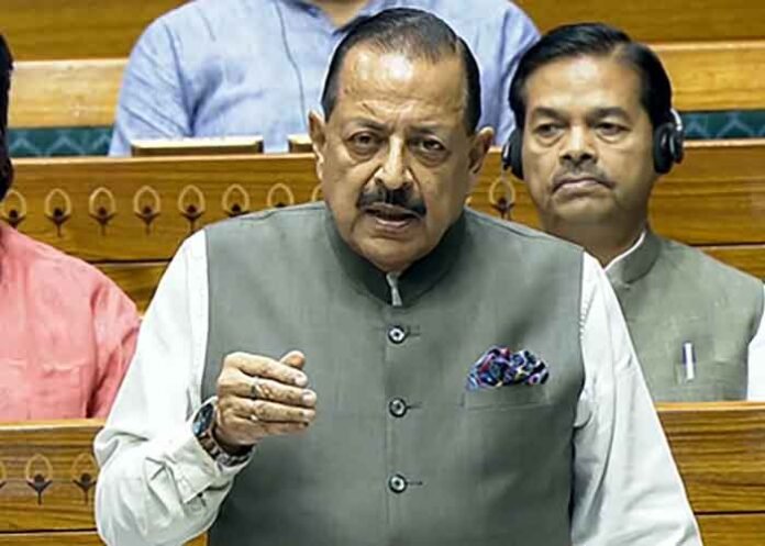 Dr Jitendra Singh in Parliament says