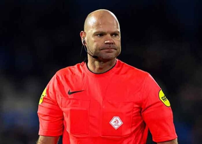 Dutch referee Rob Dieperink