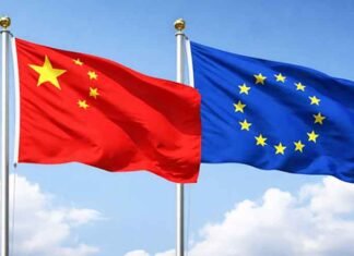 EU Warns China Poses Critical Long-Term Strategic Challenge Amid Rising Global Competition European Union EU China Flags