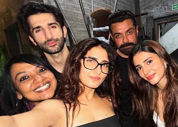Fatima Sana Shaikh with Bobby Deol and Sidhant Gupta