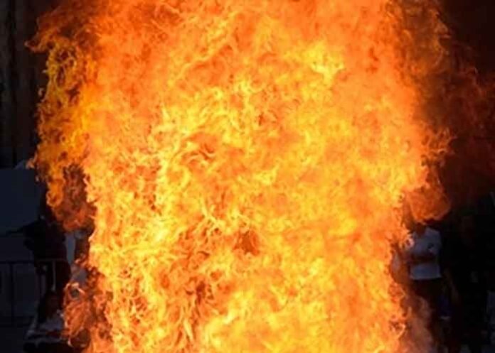 Fire Blast Explosion Broke
