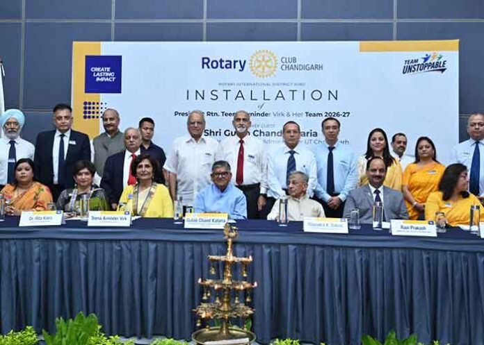 Gulab Chand Kataria urges Rotary Club