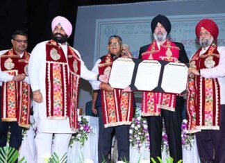 Punjab Guv Kataria Confers Honorary Doctorate on Attorney Jaspreet Singh at GNDU’s 51st Convocation Guru Nanak Dev University 51st Convocation
