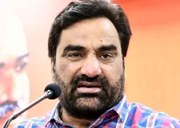 Hanuman Beniwal on mic