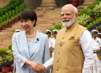 Japanese PM Takaichi accorded ceremonial welcome at Rashtrapati Bhavan