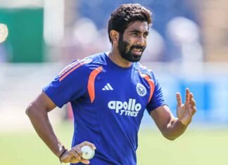 3rd ODI: Bumrah ruled out of series decider against England due to knee swelling Jasprit Bumrah with the ball