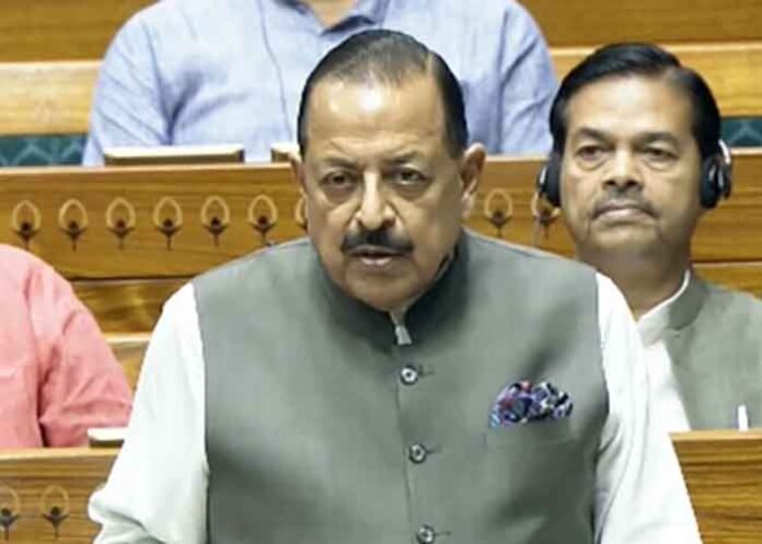 Jitendra Singh in Parliament