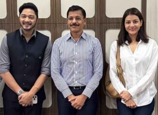 Kajal Aggarwal shares words of wisdom from firebrand food safety officer Tukaram Munde Kajal Aggarwal with food safety officer Tukaram Munde