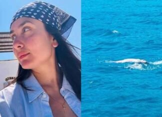 Kareena Kapoor swims in the middle of the Aegean Sea during her Greece vacation Kareena Kapoor swims
