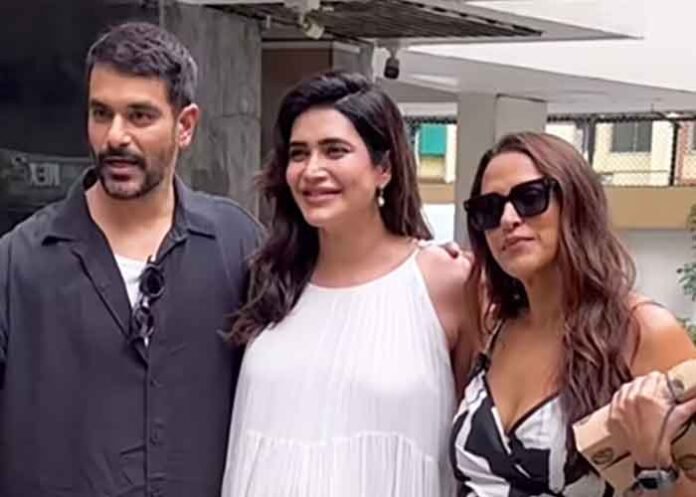 Karishma Tanna with Neha Dhupia Angad Bedi