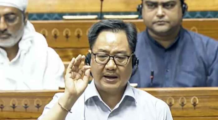 Study Conducted to Improve Govt Support and Outreach to Sikh Community: Kiren Rijiju Kiren Rijiju in Parliament