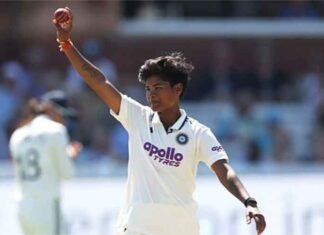 Kranti Goud Test Cricketer