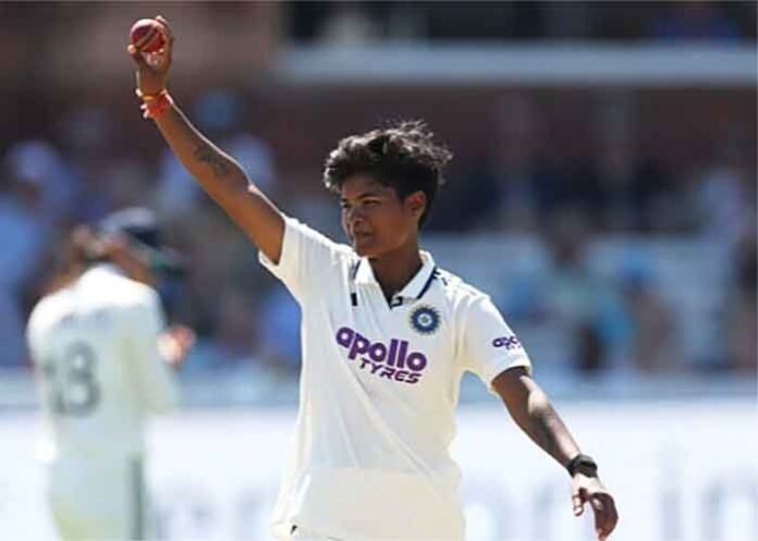 Kranti Goud Test Cricketer