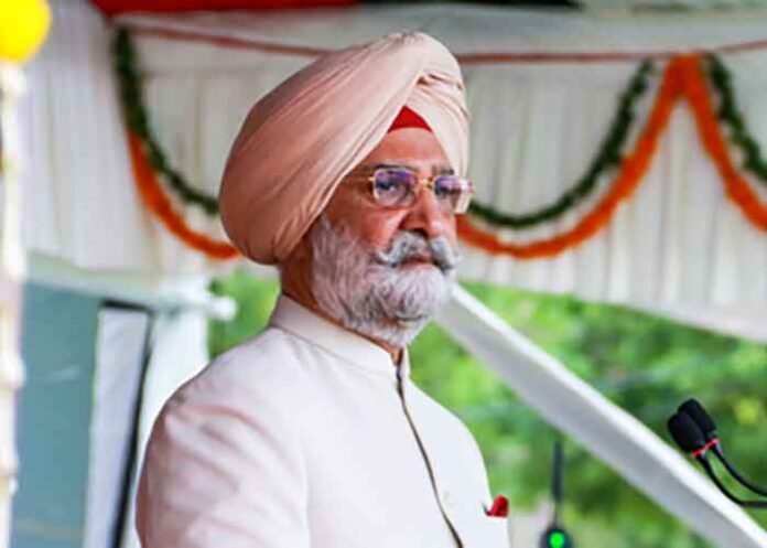 LG Taranjit Singh Sandhu on mic