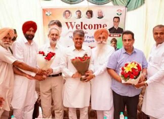 MP Manish Tewari dedicates various development projects to residents of Chandigarh MP Manish Tewari inaugurates six newly constructed lanes