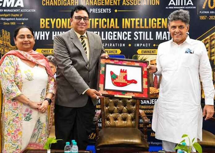 MP Manish Tewari stresses human wisdom