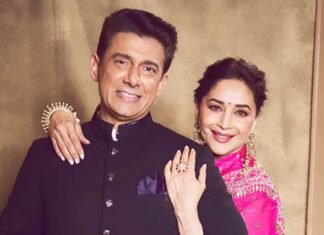 Madhuri Dixit with husband Shriram Nene