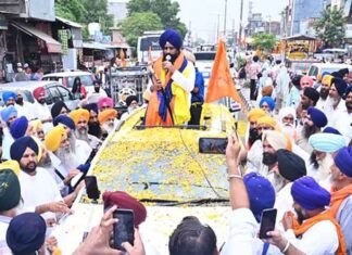 Miri Piri Khalsa March Proceeds to Tarn Taran; Akal Takht’s Authority Cannot Be Challenged, Says Giani Gargaj Miri Piri Khalsa March Proceeds to Tarn Taran Giani Gargaj