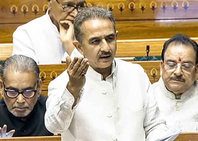 MoS Kirti Vardhan Singh in Parliament