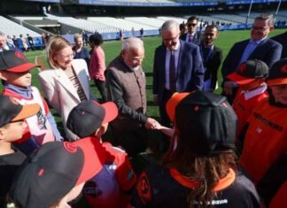 Delighted to witness young sporting talent play cricket, Kabaddi at MCG: PM Modi