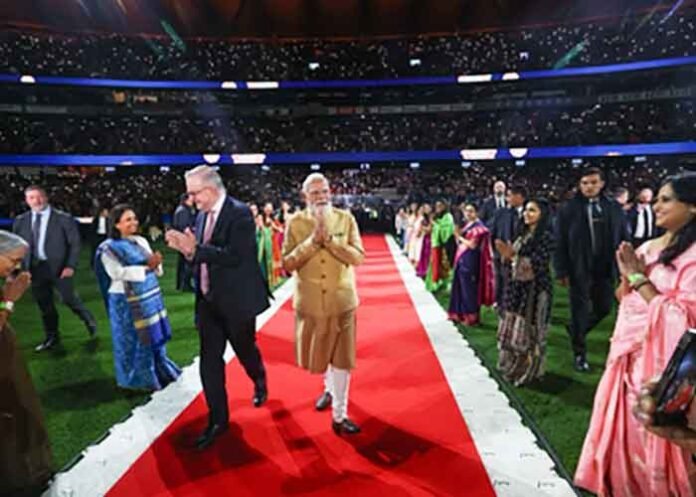 PM Modi with Australian PM Anthony Albanese in event
