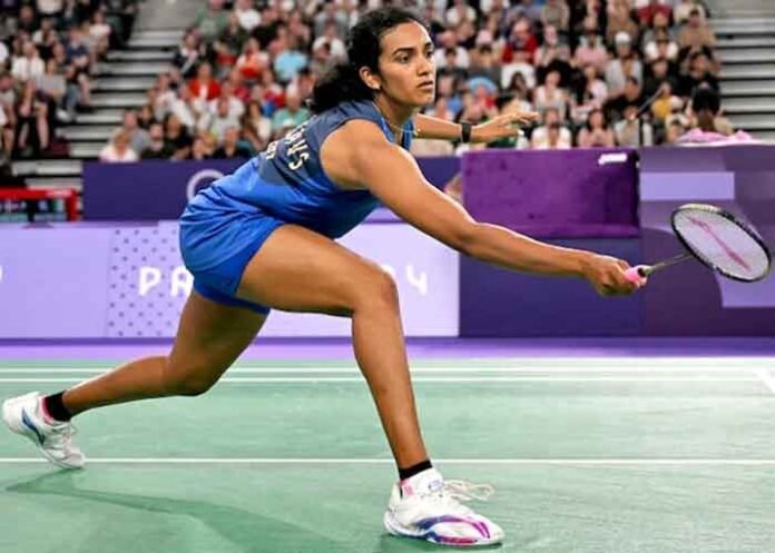 PV Sindhu Plays Badminton