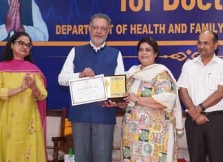 Dr. Satinderjit Singh Bajaj and Dr. Rashmi Vij Honoured with Punjab Govt’s State-Level Doctors Award for Outstanding Contribution to Healthcare Punjab State-Level Doctors Award for excellence in public healthcare