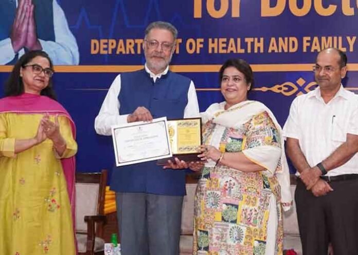 Punjab State-Level Doctors Award for excellence in public healthcare