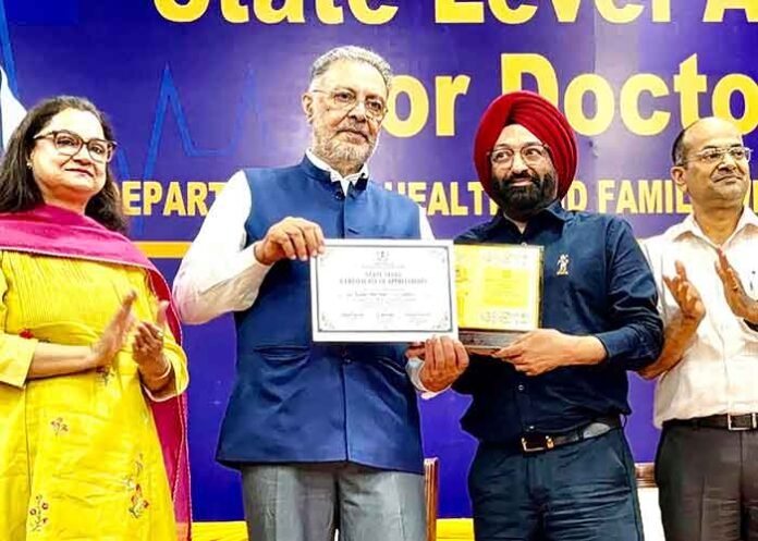 Punjab honours 59 doctors