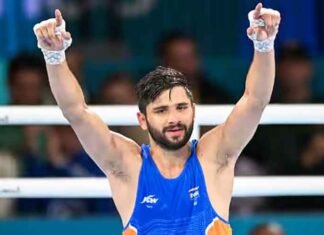 Sachin targets gold after entering men’s 60kg boxing quarterfinals at CWG 2026 Sachin boxer