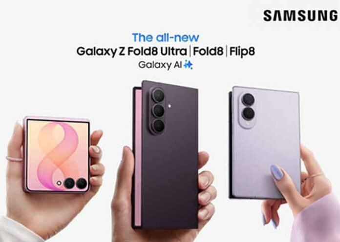 Samsung Galaxy Z Fold8, Fold8 Ultra and Flip8