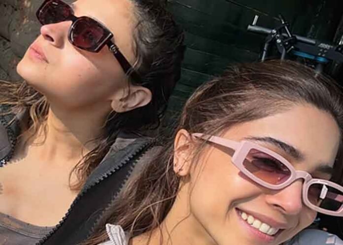 Sharvari with Alia Bhatt