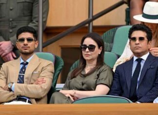 Wimbledon: Shubman Gill joins Anjali & Sachin Tendulkar in Royal Box at Centre Court