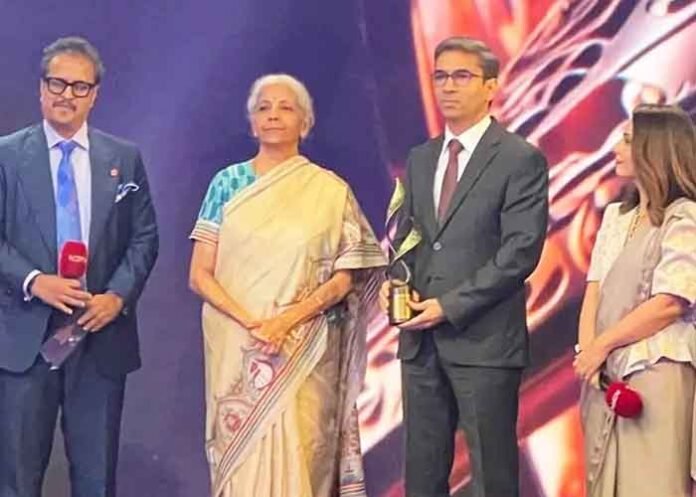 Sitharaman presents NDTV Profit Business Leadership Awards