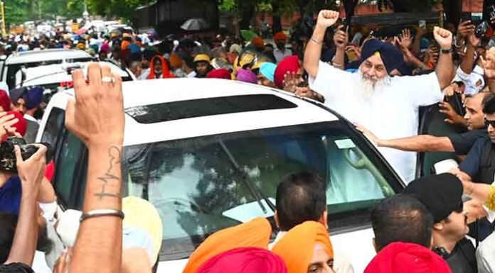 Sukhbir Badal Appears Before SIT in Behbal Kalan Firing Case, Alleges Political Vendetta Sukhbir Singh Badal Rally