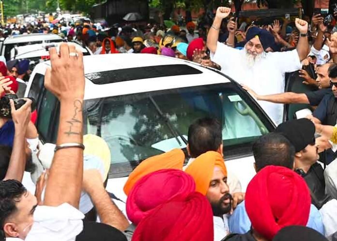 Sukhbir Singh Badal Rally