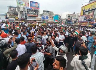 Thousands of Jharkhand job aspirants protested in Ranchi