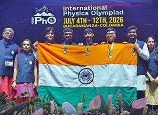 India tops global rankings with clean sweep of five gold medals at International Physics Olympiad 2026 ndia tops five gold medals at International Physics Olympiad 2026