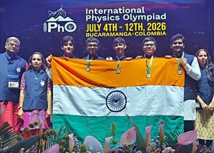 ndia tops five gold medals at International Physics Olympiad 2026