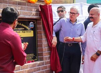 Omar Abdullah Inaugurates Rs 9.18-Cr Residency Road High Street Project in Jammu Abdullah inaugurates upgraded Residency Road High Street