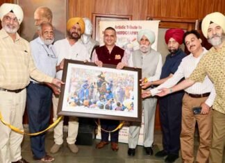 World Photography Day: Artistic Tribute to Dr M.S. Randhawa Unveiled at Punjab Arts Council Artistic Tribute to Dr M.S. Randhawa