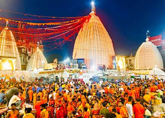 Baba Baidyanath Dham heavy rush of pilgrims during Shravani Mela