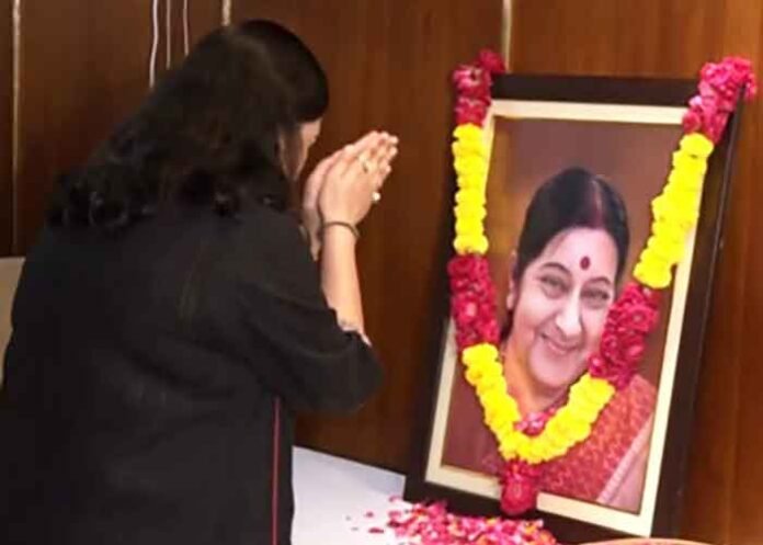 Bansuri remembers mother Sushma Swaraj
