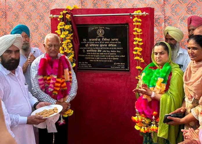 Barinder Goyal inaugurates canal projects