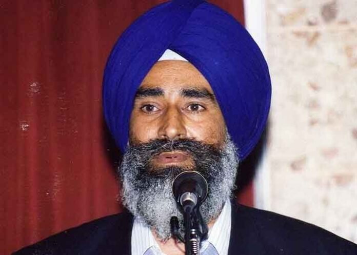 Bhai Jaswant Singh Khalra on mic