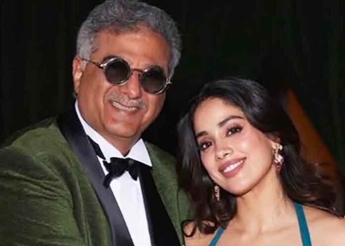 Boney Kapoor With Daughter Janhvi